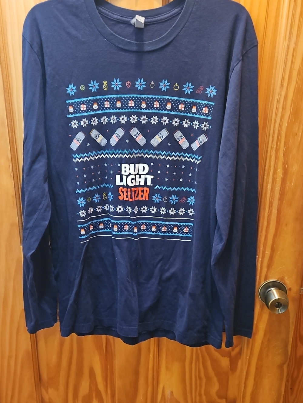 Men's Navy Long-Sleeve Sweater